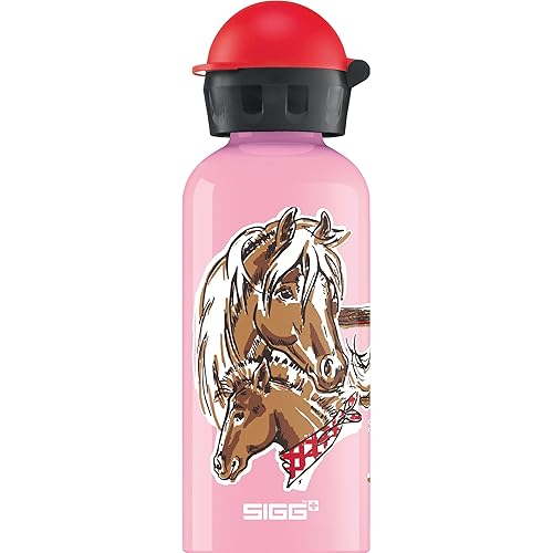 SIGG - Kids Water Bottle - Let's Run - Leakproof. Lightweight. BPA Free - Aluminum - 13 Oz  0.4